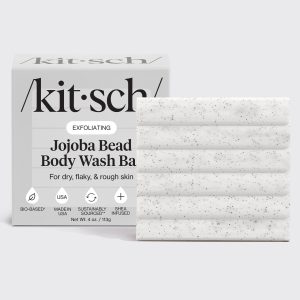 kitsch Jojoba Bead Exfoliating Body Wash Bar