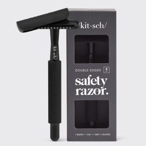 kitsch Black Perfect Glide Safety Razor